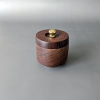 Image 1 of Woodland Apothecary Jar - Walnut 2.125" x 2.35"