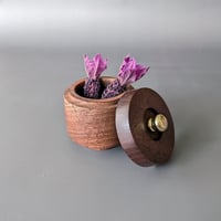 Image 2 of Woodland Apothecary Jar - Walnut 2.125" x 2.35"