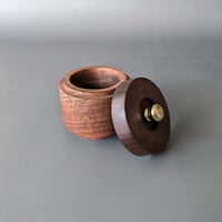 Image 4 of Woodland Apothecary Jar - Walnut 2.125" x 2.35"