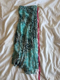 Image 6 of Vintage Y2K blue floral mermaid floaty maxi skirt