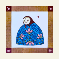 Image 1 of Babushka Owl Print