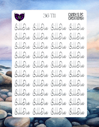 Image 12 of Bill Due Font T-T23