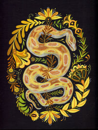 Image 2 of "Golden Hour" in gold shadowbox frame