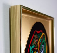 Image 4 of "Golden Hour" in gold shadowbox frame