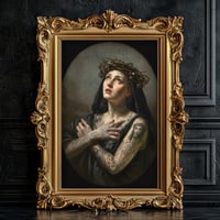 Image 1 of Catrina Saint Catherine Art Print