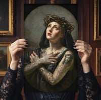 Image 3 of Catrina Saint Catherine Art Print
