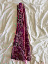 Image 5 of Vintage Y2K pink paisley floral floaty midi skirt 