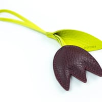 Image 4 of Tulip Leather Bag Charm