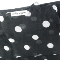 Image 3 of Black Polka Dot Hijab