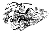 Like Bats Outta Hell 11"X17" Art Print