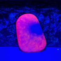 Image 2 of Small LUMeSTONe- coral to red glow/violet