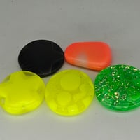 Image 5 of Small LUMeSTONe- coral to red glow/violet