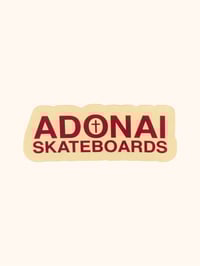 Image 3 of Adonai Logo Sticker
