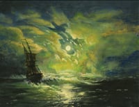 Ship at Sea 8.5"X11" Art Print