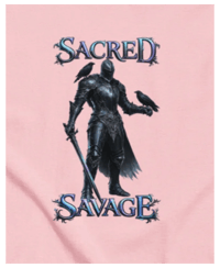 Image 1 of Sacred Savage Ravens & Knight T-Shirt