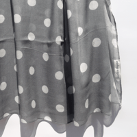 Image 4 of Gray polka dot hijab