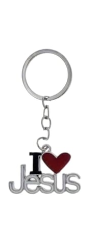 I LOVE JESUS Keychain