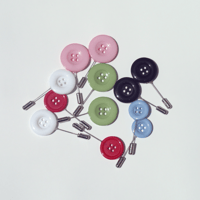 Image 2 of Button hijab pins