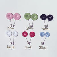 Image 3 of Button hijab pins