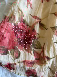 Image 4 of Vintage Y2K floral and sequin tie back cami 