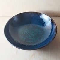 Image 1 of Deep teal serving bowl