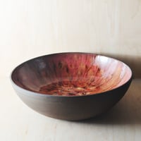 Image 1 of dark stoneware serving bowl