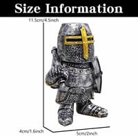 Image 4 of 👑The Armored Kingdom King's Guard Knight Collectible-Durable Resin Figure-Unique Display Decor