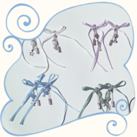 Image 1 of Twilly bow hijab pins