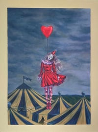 Image 1 of Tethered - Original Oil Pastel