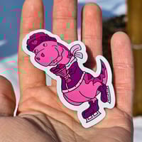 Image 3 of T-Rex Love Magnet