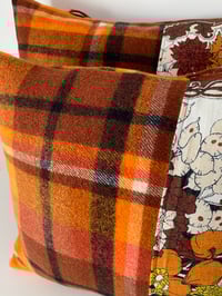 Image 4 of Retro Autumn Cushion pair 