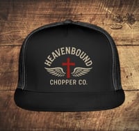 Image 1 of "ARCHED WINGS" TRUCKER SNAPBACK