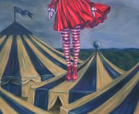 Image 3 of Tethered - Original Oil Pastel