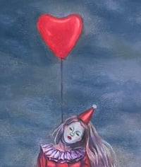 Image 4 of Tethered - Original Oil Pastel