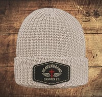 Image 1 of WOMENS "ARCHED WINGS" KNIT BEANIE