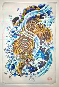 Tiger/water study
