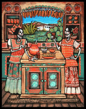 Image of ¡COCINAS! ~ Mi Ranchito ~ My Little Ranch Original Painting