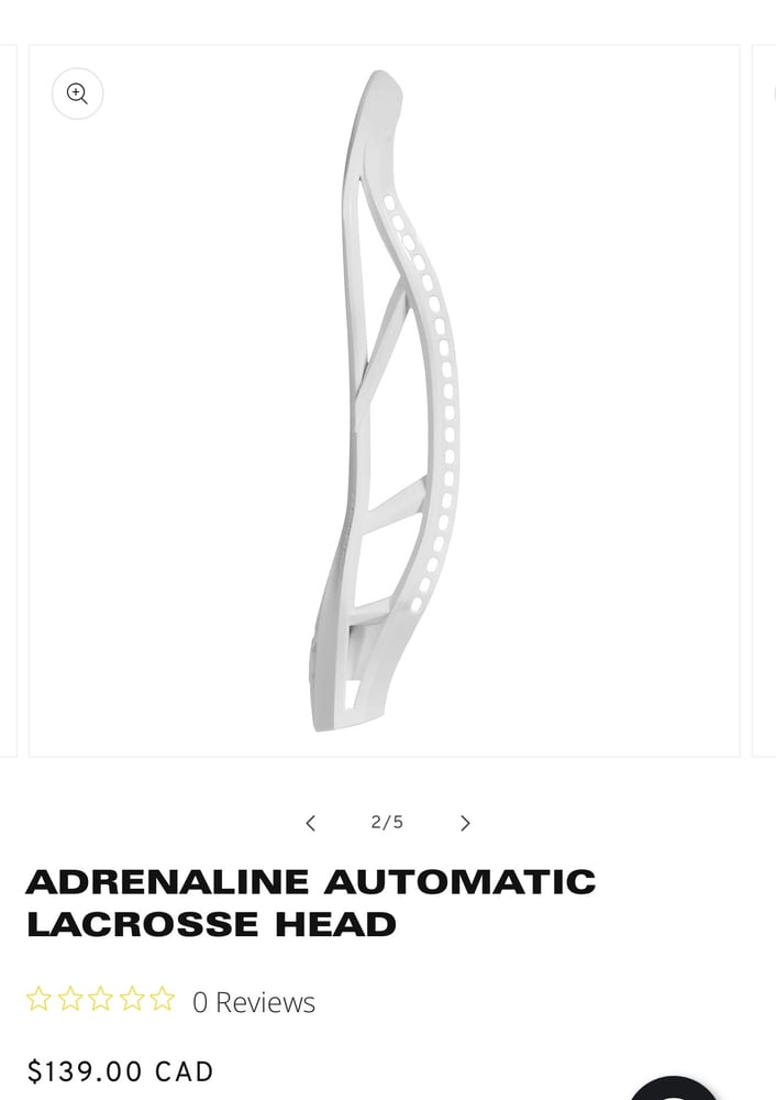 Image of Adrenaline Automatic Lacrosse Head 