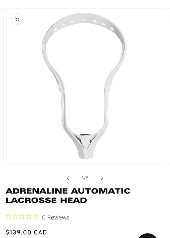 Image of Adrenaline Automatic Lacrosse Head 