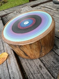 Image 2 of 3 modern tree ring paintings 