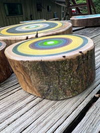 Image 2 of modern tree ring paintings 