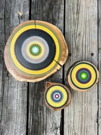 Image 1 of modern tree ring paintings 