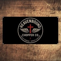HEAVENBOUND CHOPPER CO. SHOP BANNER