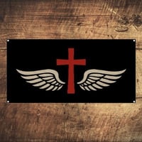 "WINGED CROSS" SHOP BANNER