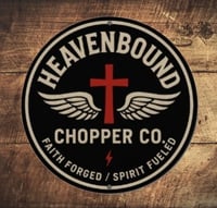 HEAVENBOUND CHOPPER CO. SHOP SIGN