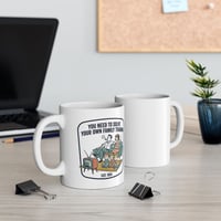 Image 2 of Funny Retro TV Ceramic Mug — Coffee Cup (11oz, 15oz)