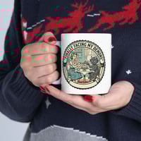 Image 3 of Vintage Housewife "Finally Facing My Demons Coffee Mug (11oz/15oz)