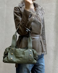 Image 6 of TAUPE MOUTON LEATHER JACKET