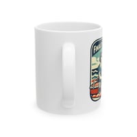 Image 2 of Finally Free From My Demons Ceramic Mug — Funny Retro Devil Coffee Cup (11oz & 15oz)