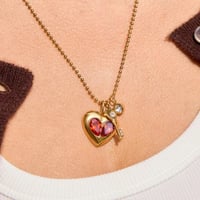 Image 3 of HeartLock Necklac